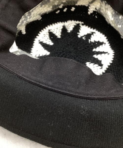 SUPREME（シュプリーム）Supreme　 (シュプリーム) 21FW Snowflake Crochet Hat / スノーフレーククロシェット クラッシャーハット ブラックの古着・服飾アイテム