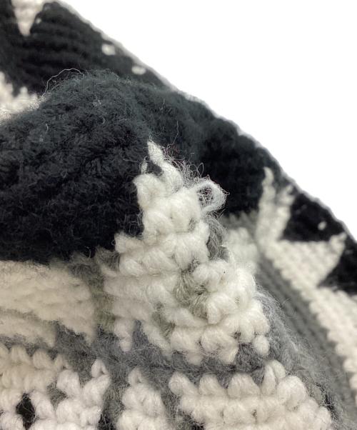 SUPREME（シュプリーム）Supreme　 (シュプリーム) 21FW Snowflake Crochet Hat / スノーフレーククロシェット クラッシャーハット ブラックの古着・服飾アイテム