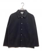 LACOSTE×BEAUTY&YOUTHラコステ×ビューティーアンドユース）の古着「1トーン シャツ ジャケット」｜ブラック