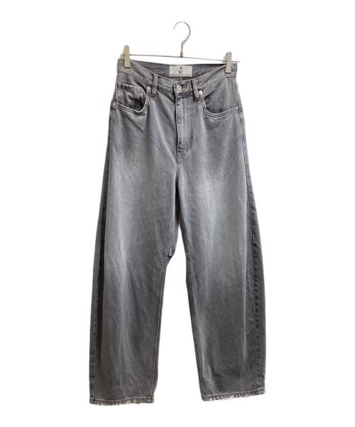 Curensology（カレンソロジー）Curensology (カレンソロジー) ユーズドカーヴィーデニムパンツ　CL305143ER-02 グレー サイズ:34の古着・服飾アイテム