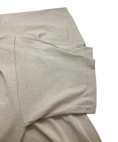 stussy（ステューシー）stussy (ステューシー) ストックロゴTシャツ 90's 紺タグ シングルステッチ USA製 ベージュ サイズ:Lの古着・服飾アイテム