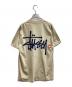 stussy (ステューシー) ストックロゴTシャツ 90's 紺タグ シングルステッチ USA製 ベージュ サイズ:L：8000円