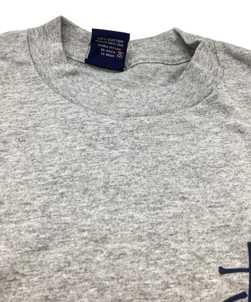 stussy（ステューシー）stussy (ステューシー) ストックロゴTシャツ　90's 紺タグ シングルステッチ USA製 グレー サイズ:Lの古着・服飾アイテム