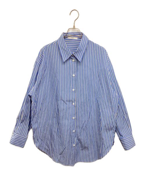 COEL（コエル）COEL (コエル) ストライプシャツ 184103018 スカイブルー サイズ:FREEの古着・服飾アイテム