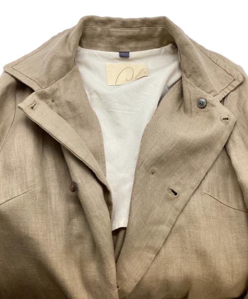 Pal'las Palace（パラスパレス）PAL'LAS PALACE (パラスパレス) リネンコート PFCO-9442A ベージュ サイズ:2の古着・服飾アイテム