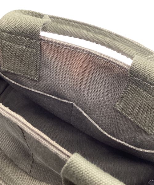 PRADA（プラダ）PRADA (プラダ) カナパ2WAYトートバッグ B2439G 工場番号14/L カーキの古着・服飾アイテム