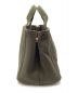 PRADA (プラダ) カナパ2WAYトートバッグ B2439G 工場番号14/L カーキ：44000円