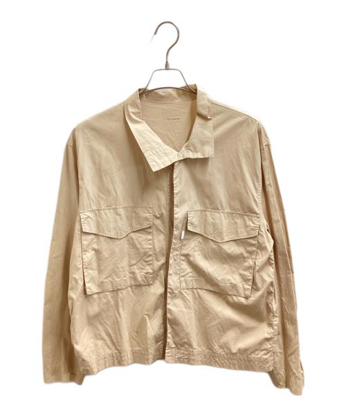 SH（エスエイチ）SH (エスエイチ) FLIGHT SHIRT/フライトシャツ/SH-USWP-001 ベージュ サイズ:Mの古着・服飾アイテム