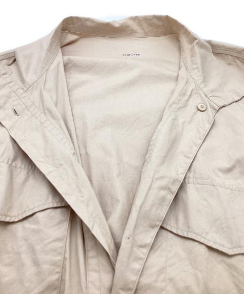 SH（エスエイチ）SH (エスエイチ) FLIGHT SHIRT/フライトシャツ/SH-USWP-001 ベージュ サイズ:Mの古着・服飾アイテム