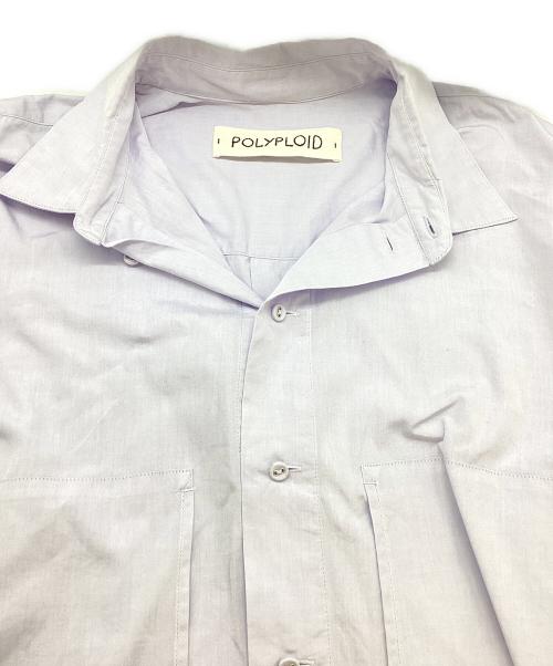 POLYPLOID（ポリプロイド）POLYPLOID (ポリプロイド) SHIRT JACKET C 02-C-05 シャツジャケット パープル サイズ:3の古着・服飾アイテム