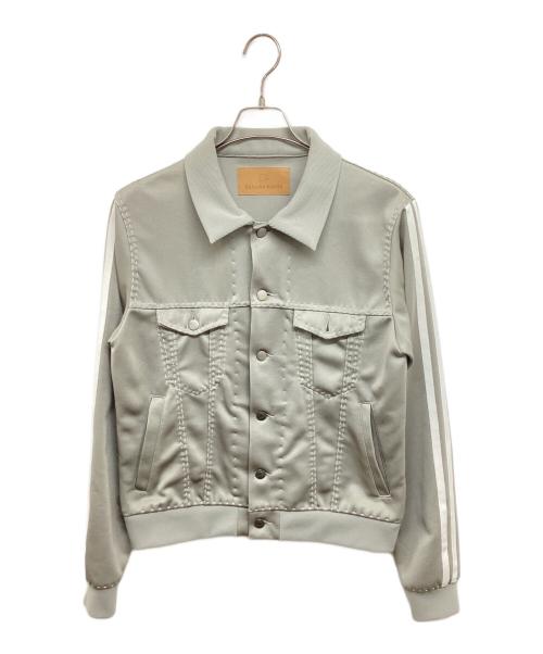 keisuke kanda（ケイスケカンダ）keisuke kanda (ケイスケカンダ) ステッチトラックジャケット Jジャン グレー サイズ:Lの古着・服飾アイテム