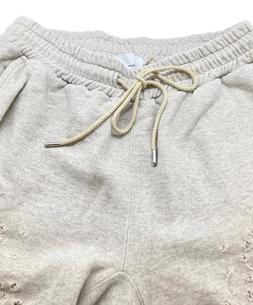 SUGARHILL（シュガーヒル）SUGARHILL (シュガーヒル) 24SS CRASHED SWEAT SHORT TROUSERS 2441000908 クラッシュスウェットショートパンツ グレー サイズ:2の古着・服飾アイテム