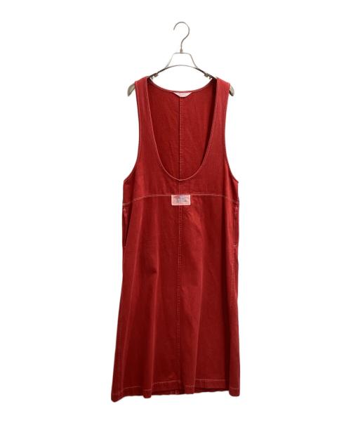 PINK HOUSE（ピンクハウス）PINK HOUSE (ピンクハウス) ノースリーブワンピース / P0102FA29 レッド サイズ:FREEの古着・服飾アイテム