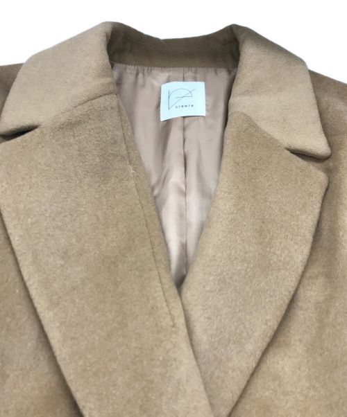 crewre（クルー）crewre (クルー) アジャスタブルウールロングコート　cr24aw01042 ベージュ サイズ:1の古着・服飾アイテム