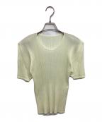 PLEATS PLEASEプリーツプリーズ）の古着「プリーツカットソー」｜アイボリー