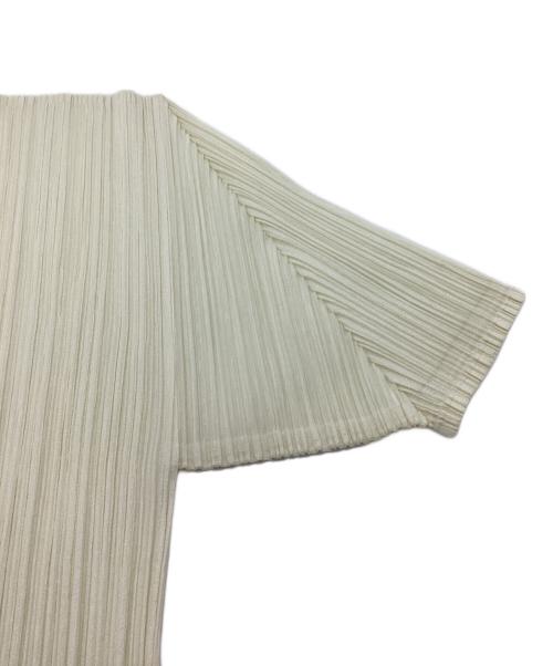 PLEATS PLEASE（プリーツプリーズ）PLEATS PLEASE (プリーツプリーズ) プリーツカットソー アイボリー サイズ:3の古着・服飾アイテム