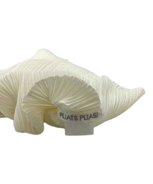 PLEATS PLEASE（プリーツプリーズ）PLEATS PLEASE (プリーツプリーズ) プリーツカットソー アイボリー サイズ:3の古着・服飾アイテム