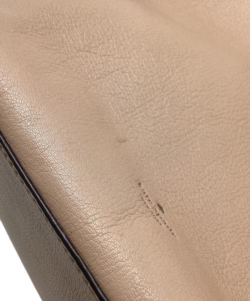 Kate Spade（ケイトスペード）Kate Spade (ケイトスペード) レザーワンショルダーバッグ ベージュの古着・服飾アイテム