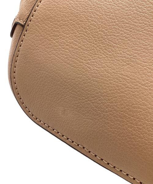 Kate Spade（ケイトスペード）Kate Spade (ケイトスペード) レザーワンショルダーバッグ ベージュの古着・服飾アイテム