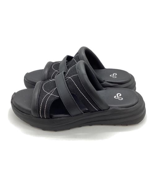 OAO（オーエーオー）oao (オーエーオー) サンダル ブラック サイズ:24cmの古着・服飾アイテム