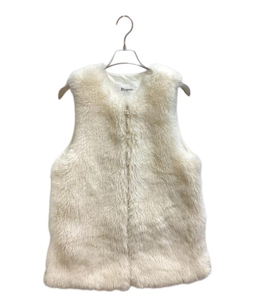 Diagram（ダイアグラム）Diagram (ダイアグラム) ウールボアコンビジレ / 03243 57187-00 ホワイト サイズ:36の古着・服飾アイテム