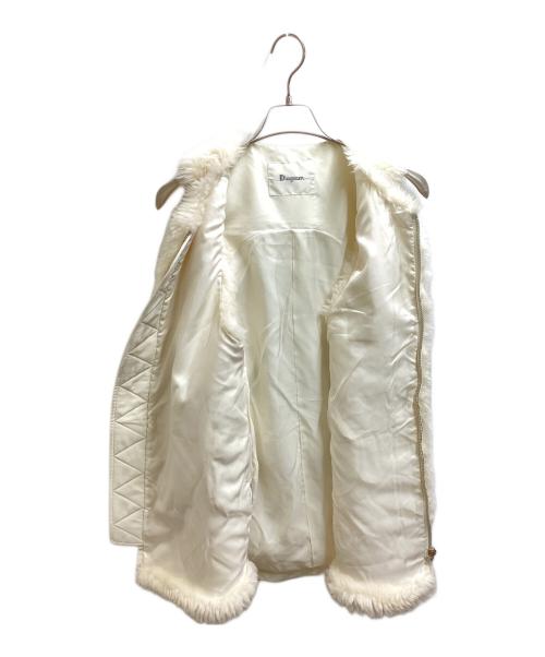 Diagram（ダイアグラム）Diagram (ダイアグラム) ウールボアコンビジレ / 03243 57187-00 ホワイト サイズ:36の古着・服飾アイテム