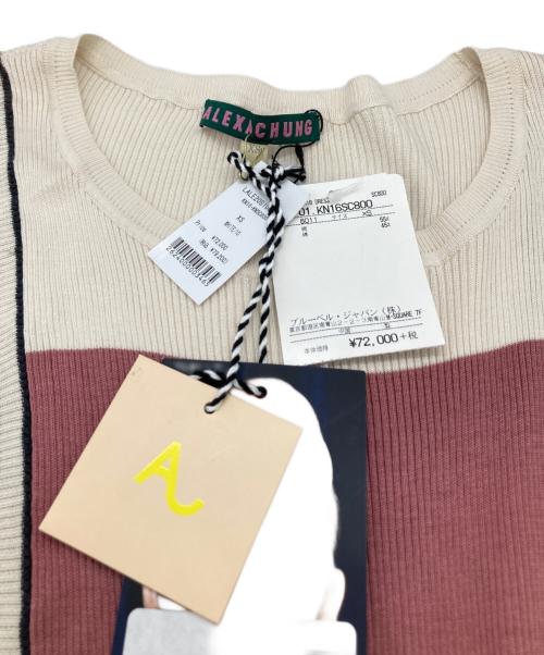 ALEXACHUNG（アレクサチャン）ALEXACHUNG (アレクサチャン) カットソーワンピース ホワイト サイズ:XSの古着・服飾アイテム