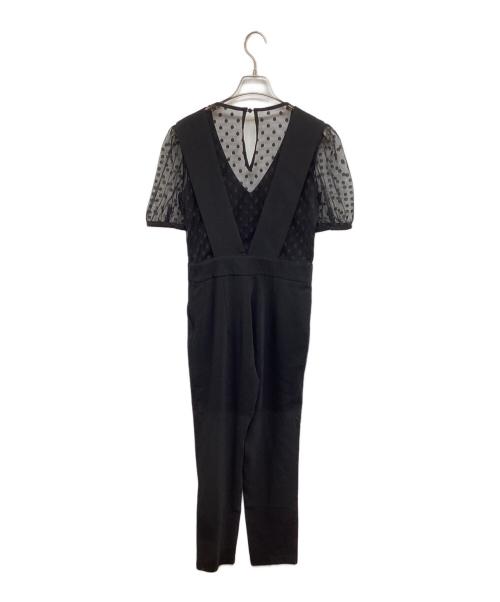 JENNE（ジェンヌ）JENNE (ジェンヌ) ドットシアーワンピース　J20ss-o137 ブラック サイズ:Sの古着・服飾アイテム