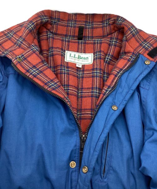 L.L.Bean（エルエルビーン）L.L.Bean (エルエルビーン) ウールライナータータンチェックジャケット　80s ブルー サイズ:Mの古着・服飾アイテム