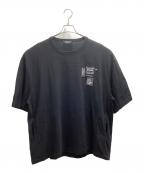 UNDERCOVERアンダーカバー）の古着「ネームコラージュTEE UC1D4807-4」｜ブラック
