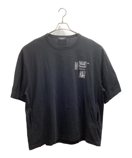 UNDERCOVER（アンダーカバー）UNDERCOVER (アンダーカバー) ネームコラージュTEE UC1D4807-4 ブラック サイズ:5の古着・服飾アイテム