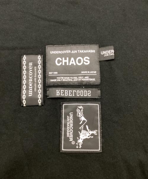UNDERCOVER（アンダーカバー）UNDERCOVER (アンダーカバー) ネームコラージュTEE UC1D4807-4 ブラック サイズ:5の古着・服飾アイテム