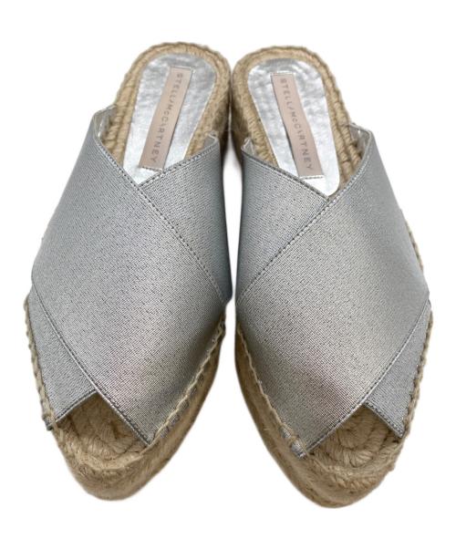 STELLA McCARTNEY（ステラマッカートニー）STELLA McCARTNEY (ステラマッカートニー) エスパドリーユプラットフォームサンダル ベージュ サイズ:36の古着・服飾アイテム