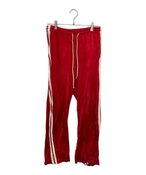 MM6 Maison Margiela（エムエムシックスメゾンマルジェラ）MM6 Maison Margiela (エムエムシックスメゾンマルジェラ) サイドライントラックパンツ レッド サイズ:Mの古着・服飾アイテム
