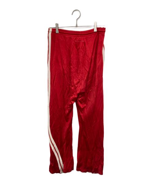 MM6 Maison Margiela（エムエムシックスメゾンマルジェラ）MM6 Maison Margiela (エムエムシックスメゾンマルジェラ) サイドライントラックパンツ レッド サイズ:Mの古着・服飾アイテム