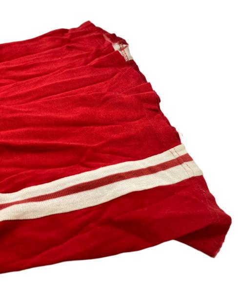 MM6 Maison Margiela（エムエムシックスメゾンマルジェラ）MM6 Maison Margiela (エムエムシックスメゾンマルジェラ) サイドライントラックパンツ レッド サイズ:Mの古着・服飾アイテム