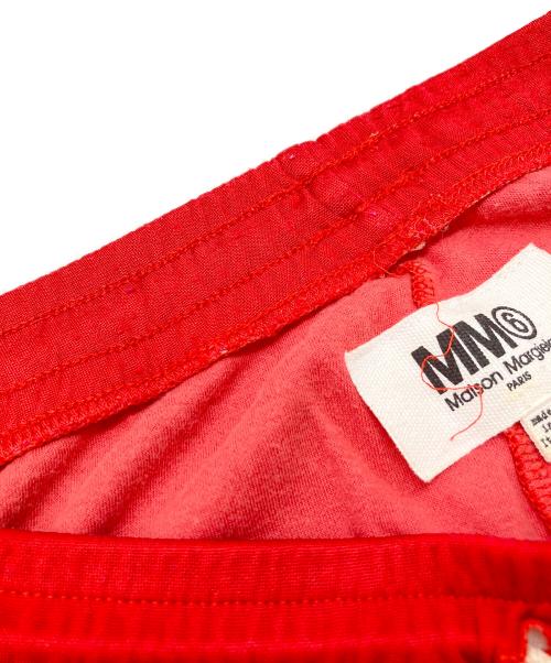 MM6 Maison Margiela（エムエムシックスメゾンマルジェラ）MM6 Maison Margiela (エムエムシックスメゾンマルジェラ) サイドライントラックパンツ レッド サイズ:Mの古着・服飾アイテム