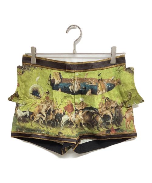 UNDERCOVER（アンダーカバー）UNDERCOVER (アンダーカバー) HIERONYMUS BOSCH SHORT PANTS 15SS 快楽の園 01502-2 マルチカラー サイズ:2の古着・服飾アイテム