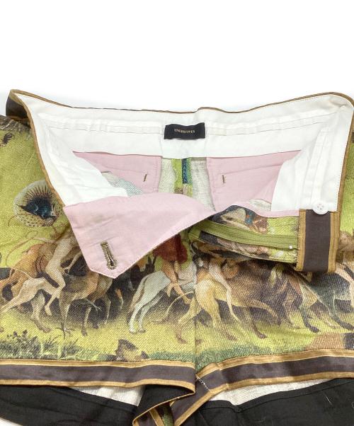 UNDERCOVER（アンダーカバー）UNDERCOVER (アンダーカバー) HIERONYMUS BOSCH SHORT PANTS 15SS 快楽の園 01502-2 マルチカラー サイズ:2の古着・服飾アイテム