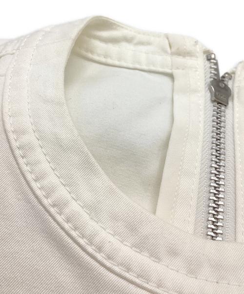 sacai（サカイ）sacai (サカイ) アシンメトリーペイズリーバンダナ 切替 ワンピース 16-02795 ホワイト サイズ:Mの古着・服飾アイテム