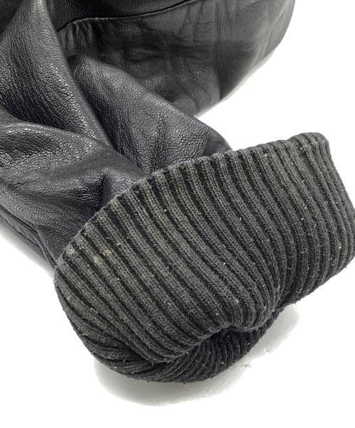 DIESEL Black Gold（ディーゼル ブラック ゴールド）DIESEL Black Gold (ディーゼル ブラック ゴールド) レザージャケット ブラック サイズ:44の古着・服飾アイテム