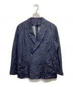 CABANキャバン）の古着「コットンデニム ダブルブレストジャケット / 59-07-04-07003」｜インディゴ