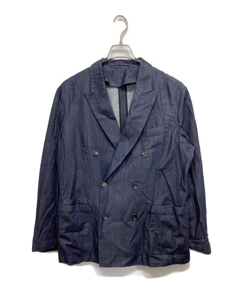 CABAN（キャバン）CABAN (キャバン) コットンデニム ダブルブレストジャケット / 59-07-04-07003 インディゴ サイズ:Mの古着・服飾アイテム