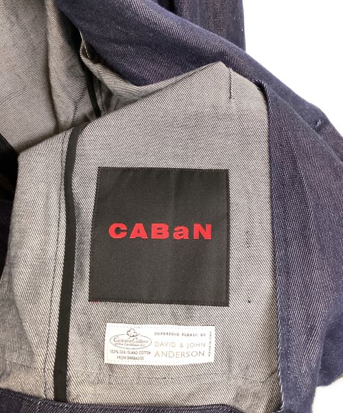 CABAN（キャバン）CABAN (キャバン) コットンデニム ダブルブレストジャケット / 59-07-04-07003 インディゴ サイズ:Mの古着・服飾アイテム
