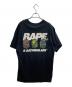 A BATHING APE (ア ベイシング エイプ) Tシャツ / 001TEF201095X ブラック サイズ:L：6000円