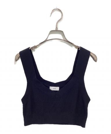 中古・古着通販】HYKE (ハイク) C/C KNIT THERMAL BUSTIER TOP