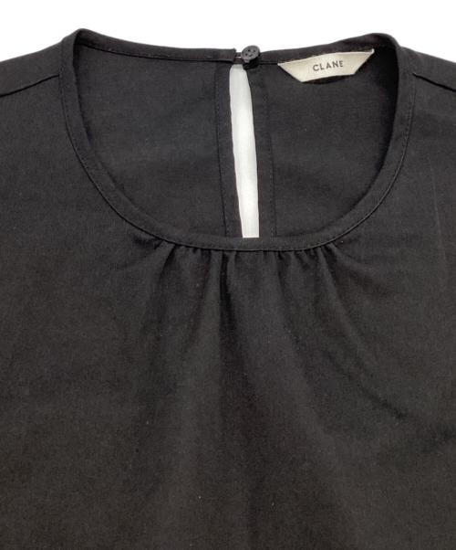 CLANE（クラネ）CLANE (クラネ) PUFF SLEEVE GATHER BLOUSE / パフショルダーギャザーブラウス / 16122-4282 ブラック サイズ:2の古着・服飾アイテム