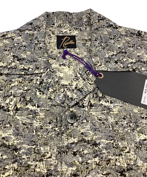 Needles（ニードルズ）Needles (ニードルズ) CABANA SHIRT DOUBLE WEAVE JQ. KP104A カバナシャツ ブラック サイズ:Mの古着・服飾アイテム