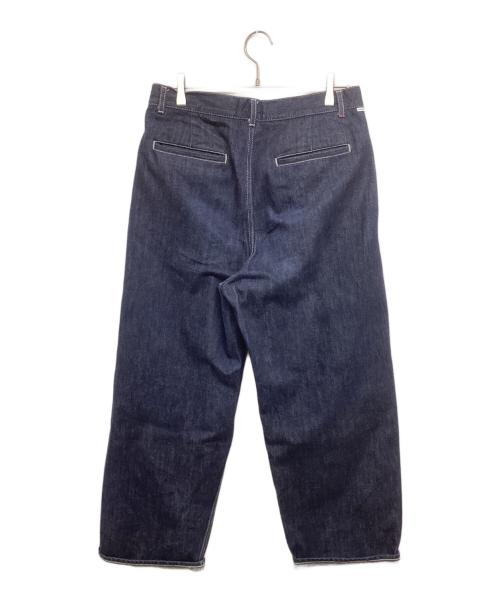 Graphpaper（グラフペーパー）Graphpaper (グラフペーパー) Selvage Denim Two Tuck Pants GU241-40188RB セルビッジデニム2タックパンツ インディゴ サイズ:2の古着・服飾アイテム