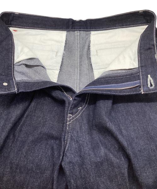 Graphpaper（グラフペーパー）Graphpaper (グラフペーパー) Selvage Denim Two Tuck Pants GU241-40188RB セルビッジデニム2タックパンツ インディゴ サイズ:2の古着・服飾アイテム